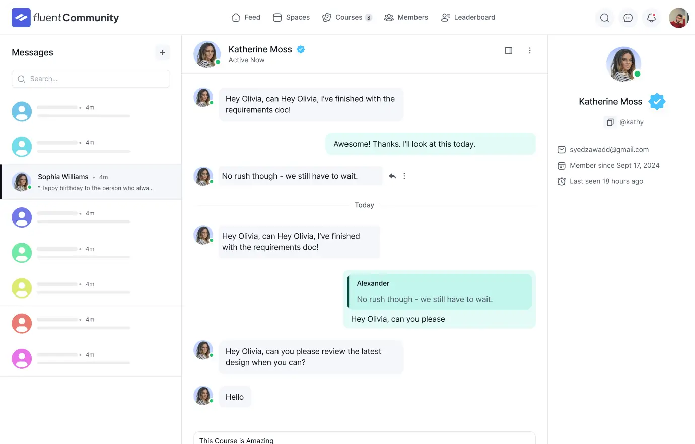 Fluent Community discussions